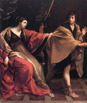 Guido Reni : Joseph and Potiphars Wife